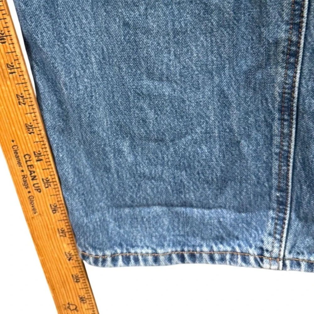 Levi's Premium Denim Overalls Womens Medium Blue Casual Workwear Dungarees - Picture 6 of 11